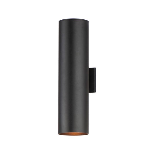 Outpost 22" 2 Light Outdoor Wall Sconce in Black