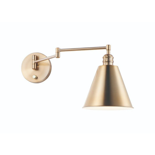 Library 10.5" Single Light Wall Sconce in Heritage