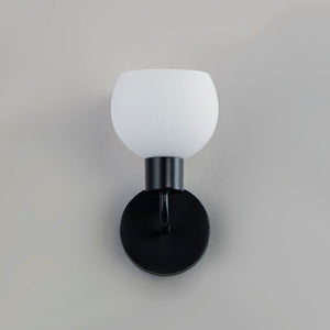 Coraline 10.5' Single Light Wall Sconce Bath Vanity in Black
