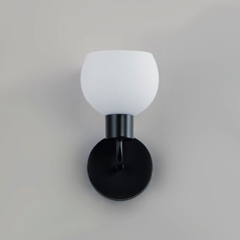 Coraline 10.5' Single Light Wall Sconce Bath Vanity in Black