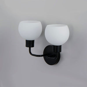 Coraline 10.5' 2 Light Wall Sconce Bath Vanity in Black