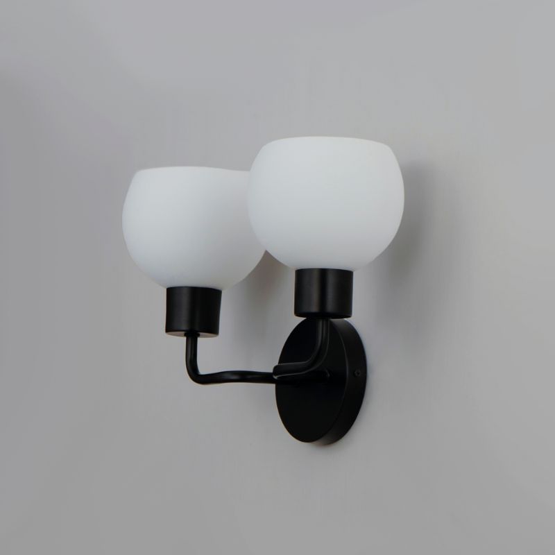 Coraline 10.5' 2 Light Wall Sconce Bath Vanity in Black