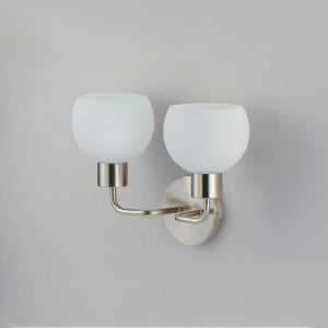 Coraline 10.5' 2 Light Wall Sconce Bath Vanity in Satin Nickel