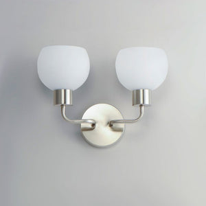 Coraline 10.5' 2 Light Wall Sconce Bath Vanity in Satin Nickel