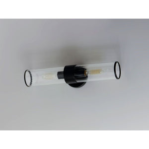 Crosby 19.5' 2 Light Wall Sconce Bath Vanity in Black