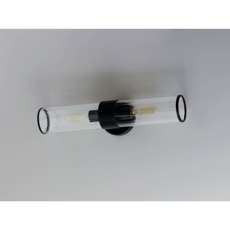 Crosby 19.5' 2 Light Wall Sconce Bath Vanity in Black
