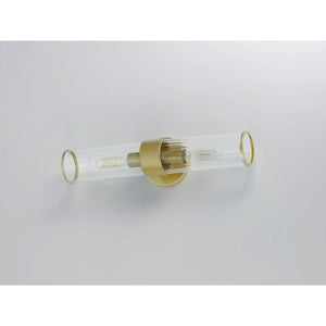 Crosby 19.5' 2 Light Wall Sconce Bath Vanity in Satin Brass