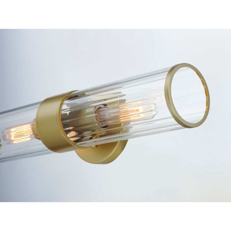 Crosby 19.5' 2 Light Wall Sconce Bath Vanity in Satin Brass