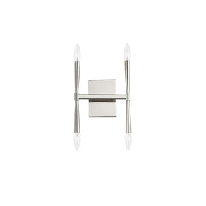 Rome 11.75' 4 Light Wall Sconce in Satin Nickel