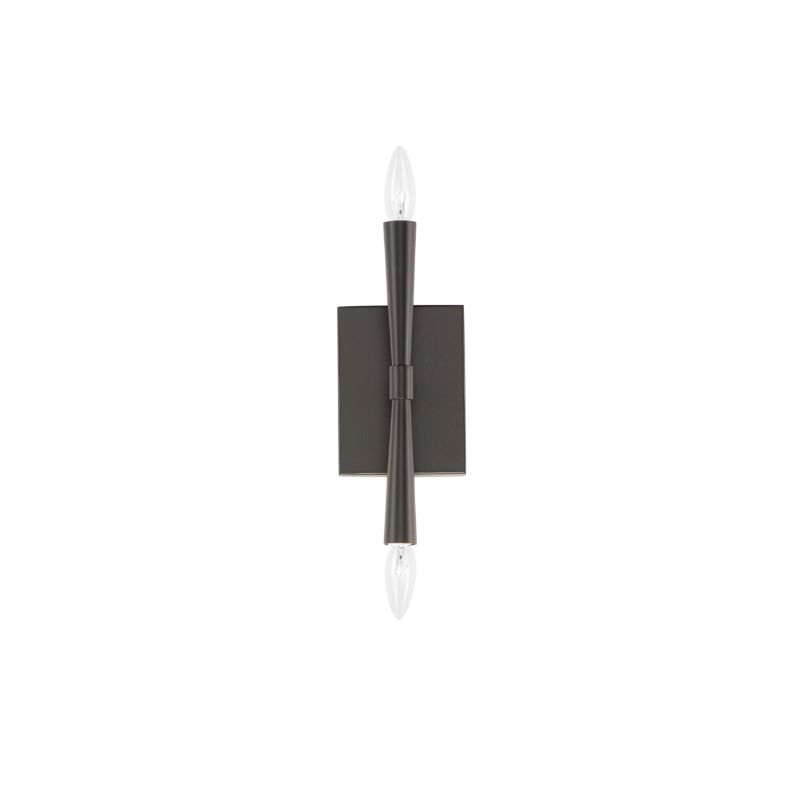 Rome 11.75' 2 Light Wall Sconce in Black