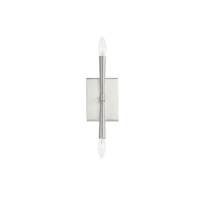 Rome 11.75' 2 Light Wall Sconce in Satin Nickel