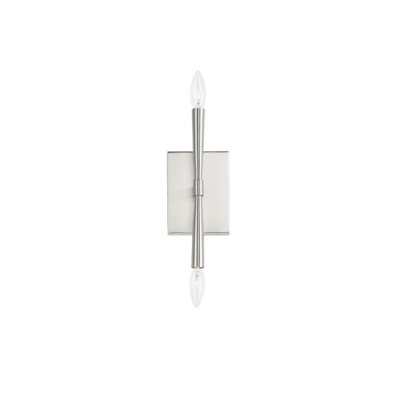 Rome 11.75' 2 Light Wall Sconce in Satin Nickel