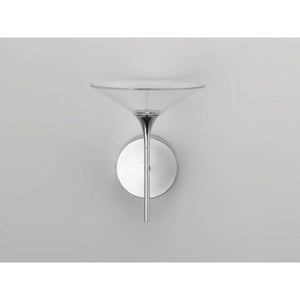 Cono 10.25' Single Light Wall Sconce Bath Vanity in Polished Chrome