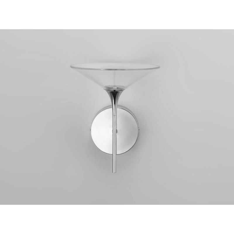 Cono 10.25' Single Light Wall Sconce Bath Vanity in Polished Chrome