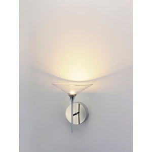 Cono 10.25' Single Light Wall Sconce Bath Vanity in Polished Chrome