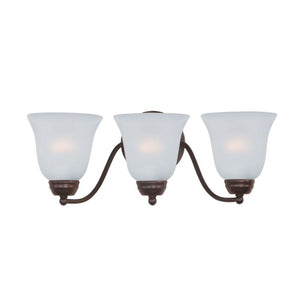 Basix 19' 3 Light Bath Vanity Light in Oil Rubbed Bronze