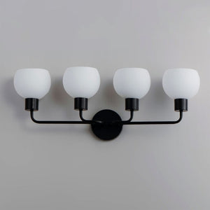 Coraline 29.5' 4 Light Bath Vanity in Black