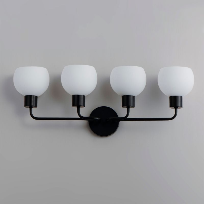 Coraline 29.5' 4 Light Bath Vanity in Black