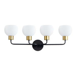 Coraline 29.5' 4 Light Bath Vanity Light in Bronze Rupert