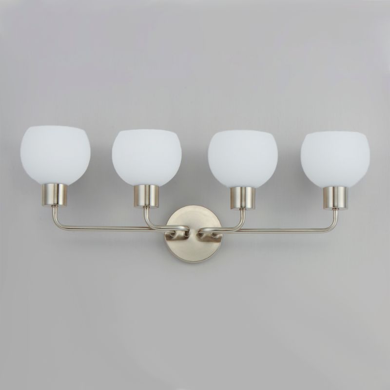Coraline 29.5' 4 Light Bath Vanity in Satin Nickel