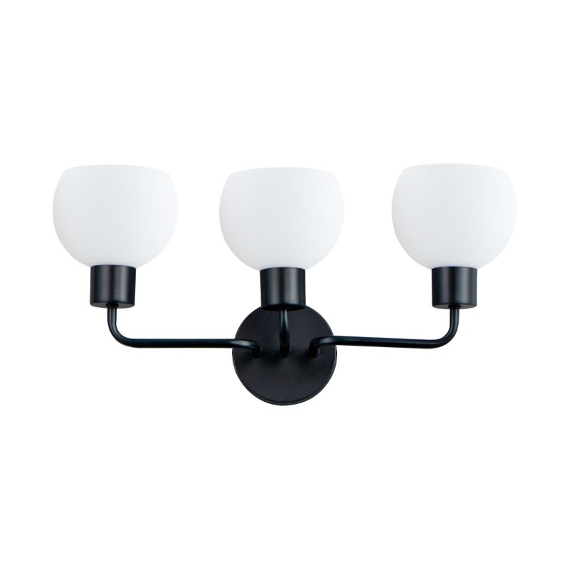 Coraline 21.75' 3 Light Bath Vanity Light in Black