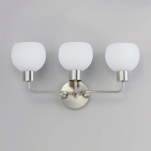 Coraline 21.75' 3 Light Bath Vanity in Satin Nickel
