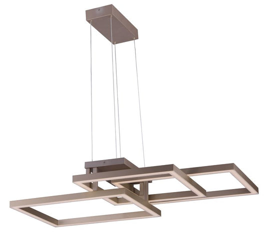Traverse 23.5" Single Light Entry Foyer Pendant in Champagne