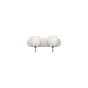 Axis 18' 2 Light Bath Vanity Light in Satin Nickel