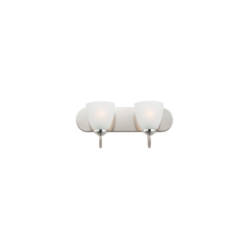 Axis 18' 2 Light Bath Vanity Light in Satin Nickel