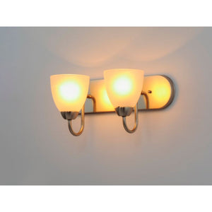 Axis 18' 2 Light Bath Vanity in Satin Nickel