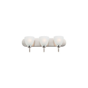 Axis 24' 3 Light Bath Vanity Light in Satin Nickel