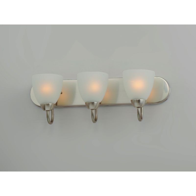 Axis 24' 3 Light Bath Vanity in Satin Nickel