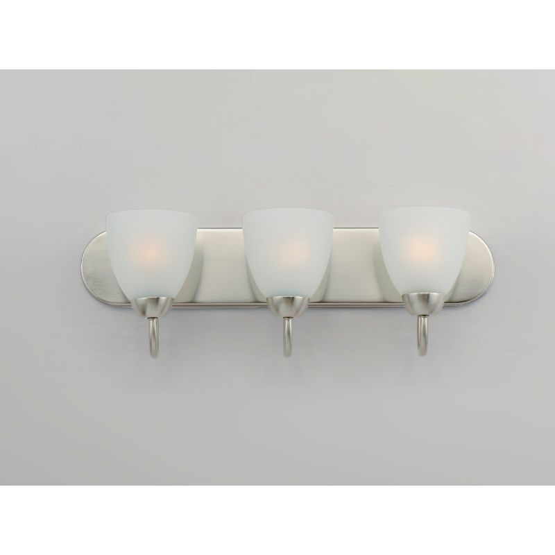 Axis 24' 3 Light Bath Vanity in Satin Nickel