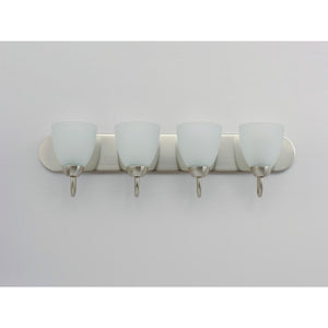 Axis 30' 4 Light Bath Vanity in Satin Nickel