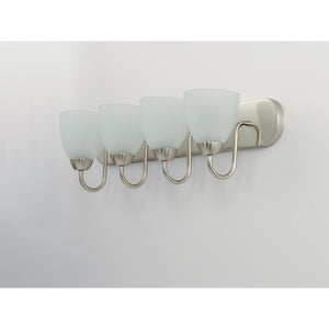 Axis 30' 4 Light Bath Vanity in Satin Nickel