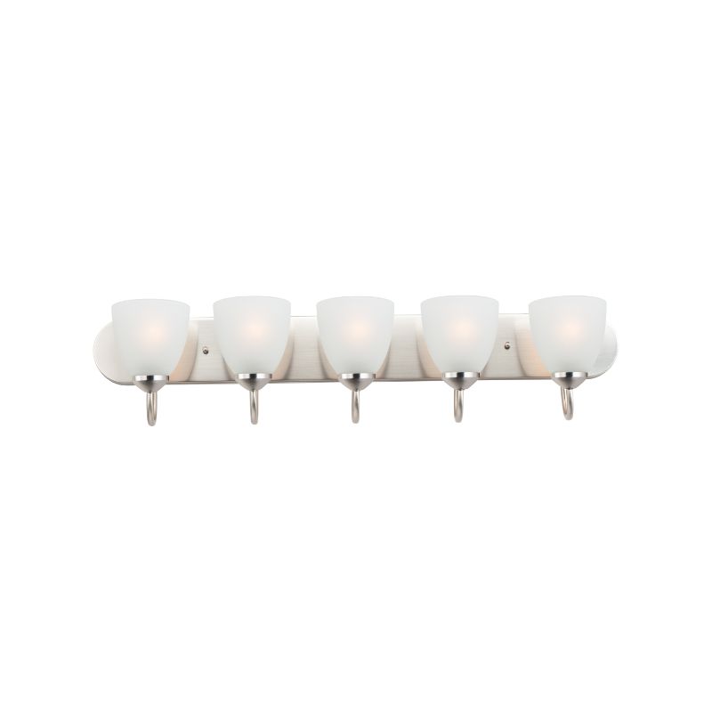 Axis 36' 5 Light Bath Vanity Light in Satin Nickel
