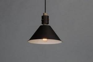 Tucson Single Light Pendant in Oil Rubbed Bronze and Weathered Wood