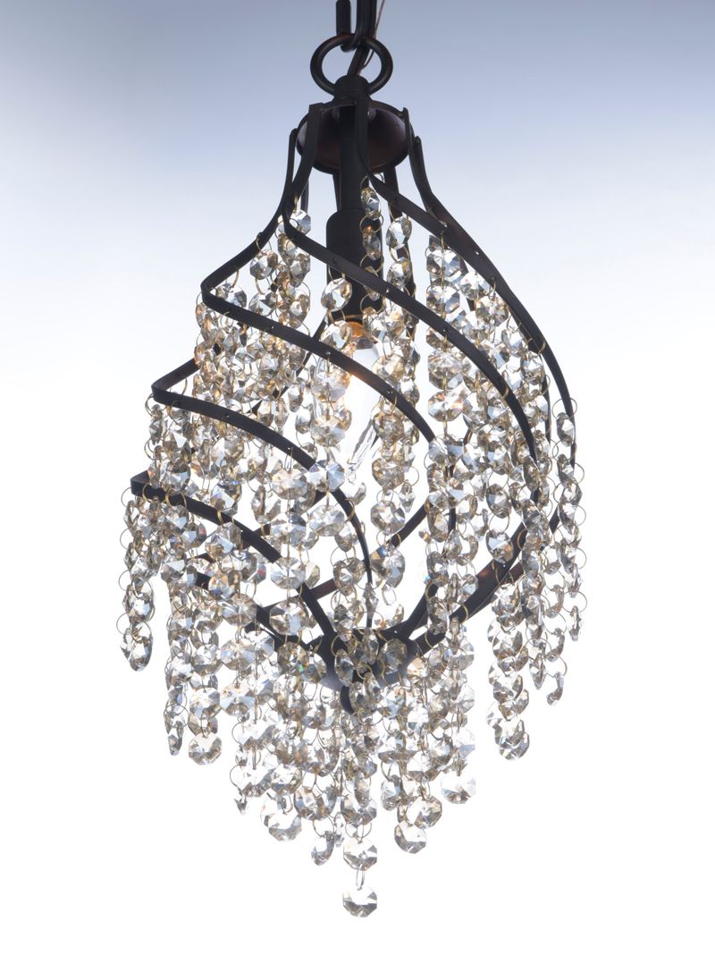 Twirl 7.5' Single Light Pendant in Oil Rubbed Bronze