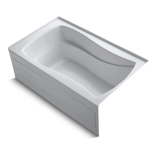 Mariposa 60" x 36" x 20" Right Drain Alcove Bathtub in White