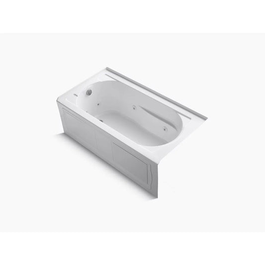 Devonshire 60" x 32" x 20" Alcove Jetted Bathtub in White