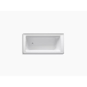 Archer 60' x 30' x 19' Left Drain Alcove Bathtub in White