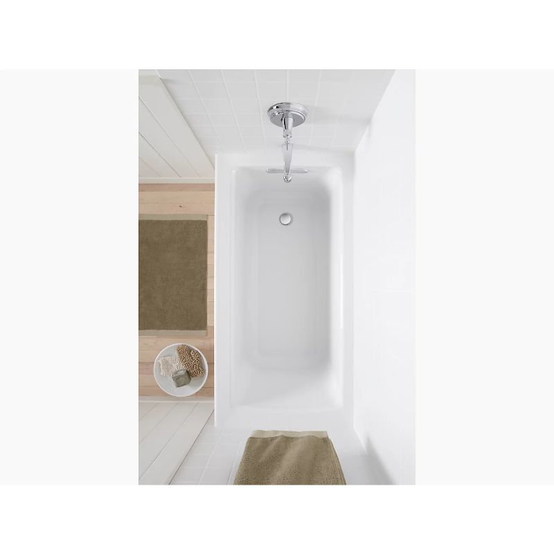 Archer 60' x 30' x 19' Left Drain Alcove Bathtub in White