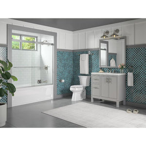Archer 60' x 30' x 19' Right Drain Alcove Bathtub in White
