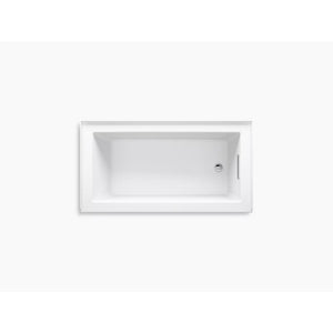 Underscore Rectangle 60' x 32' x 22.25' Right Drain Alcove Bathtub in White