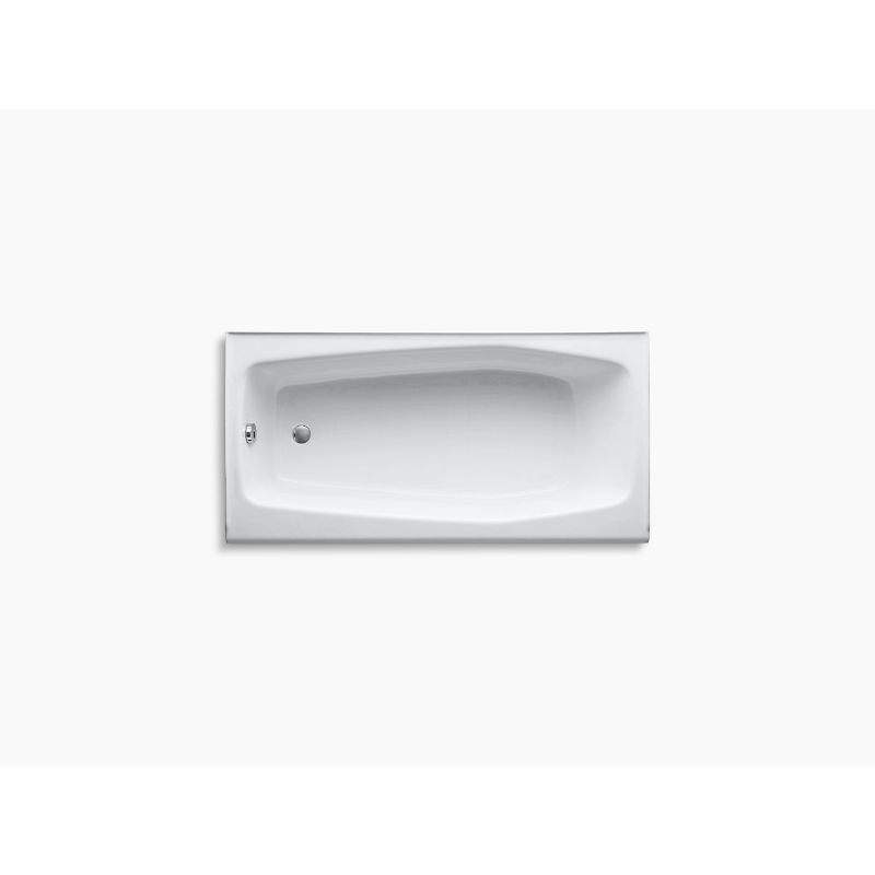 Villager 60' x 30.25' x 14' Left Drain Alcove Bathtub in White