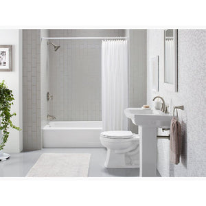 Villager 60' x 30.25' x 14' Left Drain Alcove Bathtub in White