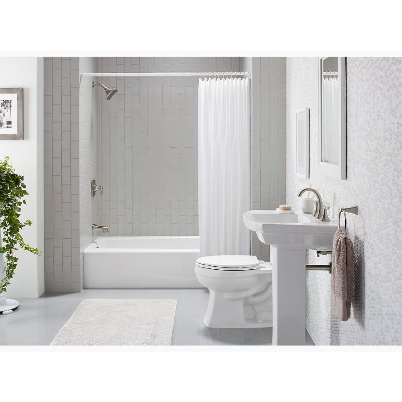Villager 60' x 30.25' x 14' Left Drain Alcove Bathtub in White