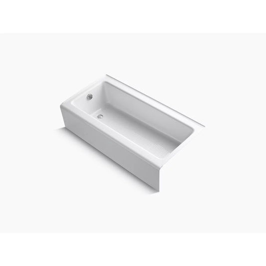 Bellwether 60" x 30.25" x 14.5" Left Drain Alcove Bathtub in White