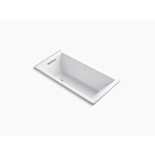 Underscore Rectangle 60" x 30" x 19" Drop-In Bathtub in White