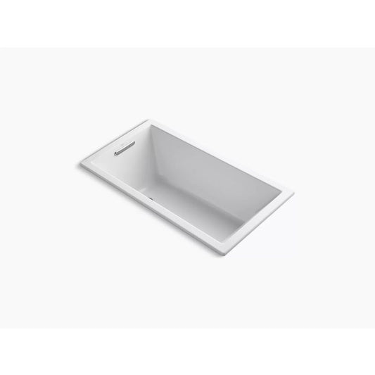 Underscore Rectangle 60" x 32" x 21" Drop-In Bathtub in White